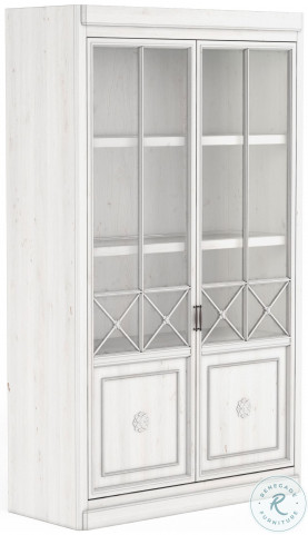 Whitewash curio cabinet deals