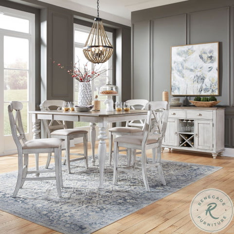 Tribeca grey expandable dining furniture clearance