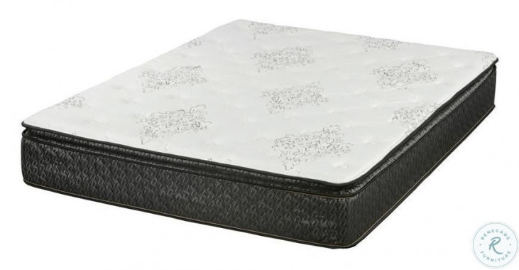 Freya White And Black Queen Pillow Top Mattress