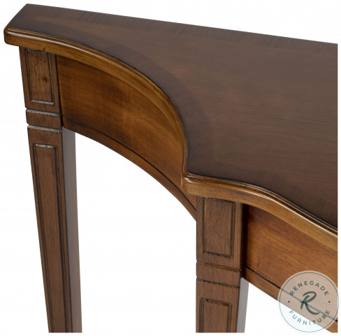 Cherry Chester Olive Ash Burl Console Table | HomeGalleryStores.com ...