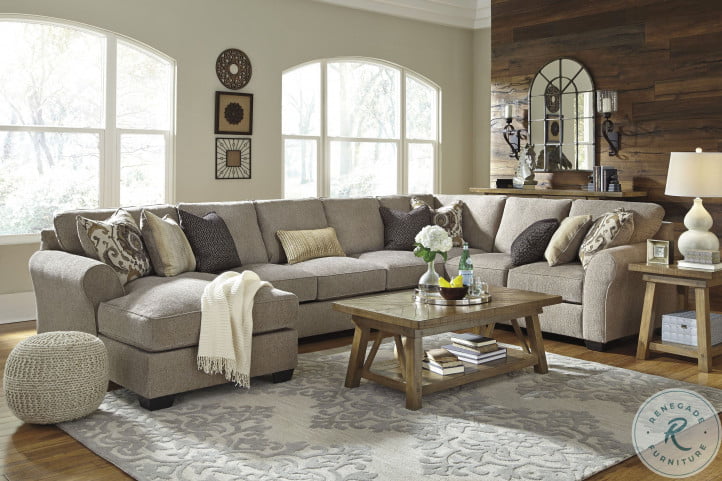 Benchcraft pantomine sales driftwood chaise sectional