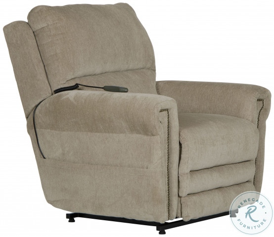 Warner Putty Power Reclining Lift Chair With Power Headrest and