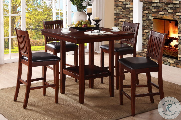 Galena 5 Piece Counter Height Dining Set HomeGalleryStores