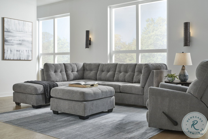 Marleton Gray 2 Piece LAF Chaise Sectional From Ashley Furniture