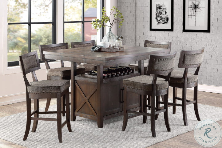 Crofton 11 piece padded dining set top