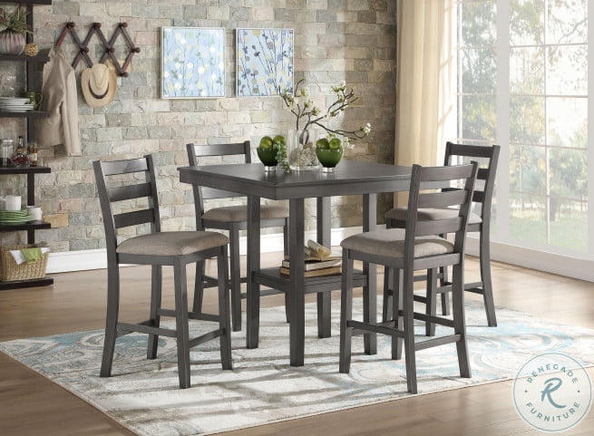 Gray 5 piece counter height dining set new arrivals