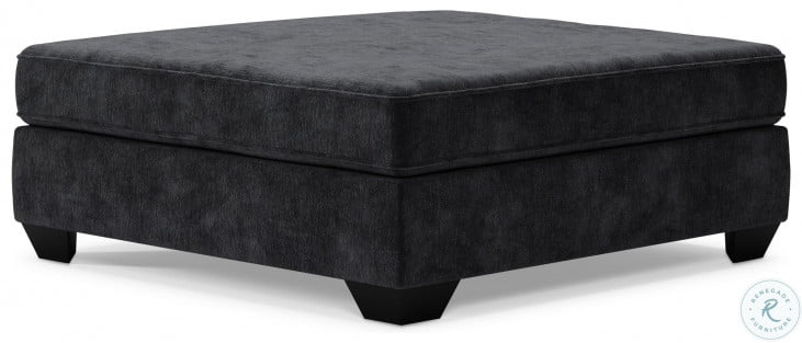 Rawcliffe Charcoal Oversized Accent Ottoman | HomeGalleryStores.com |  5960308