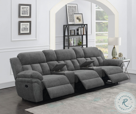 Alameda fabric power reclining sales home theater sectional