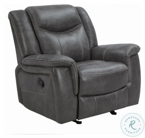 Hudson slate swivel rocker recliner sale