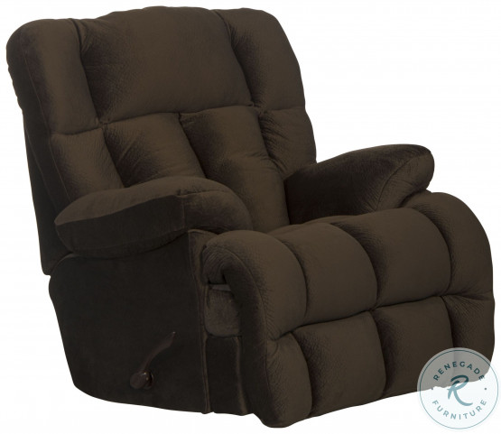Hudson chocolate swivel recliner discount