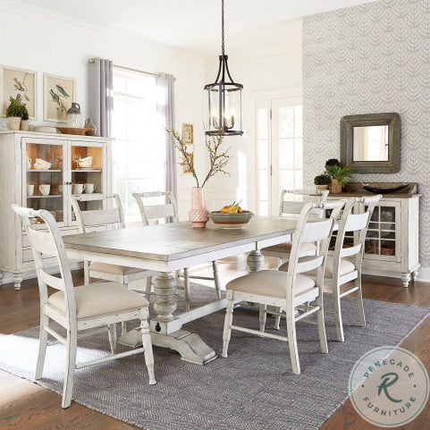 Abbey park trestle dining room set store