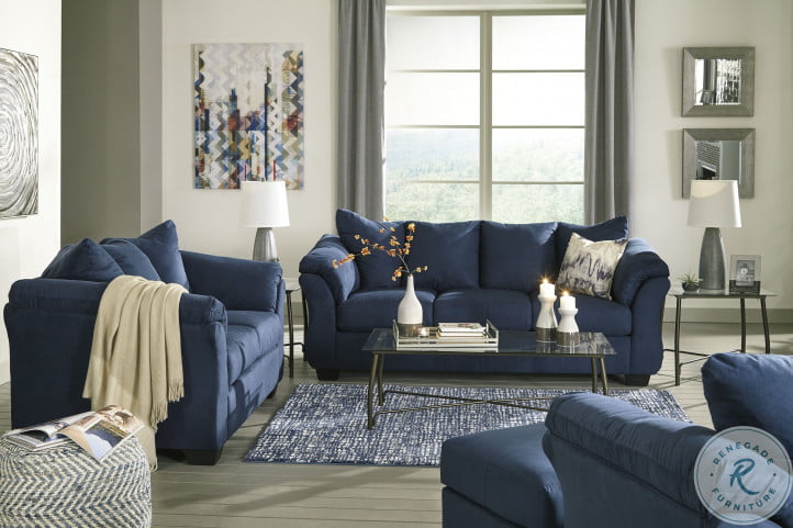 Darcy Blue Living Room Set HomeGalleryStores 7500738