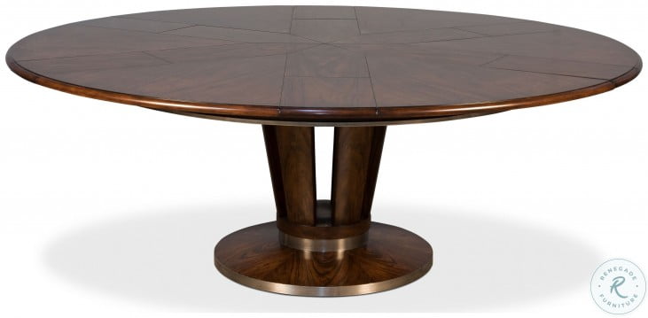 Soho Brown Jupe Large Extendable Dining Table | HomeGalleryStores.com |  78-115