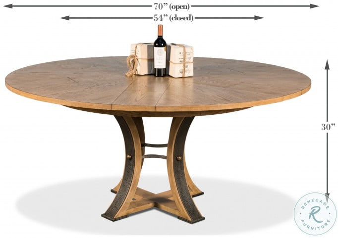 Tower Heather Gray Jupe Medium Extendable Dining Table |  HomeGalleryStores.com | 78-122-1