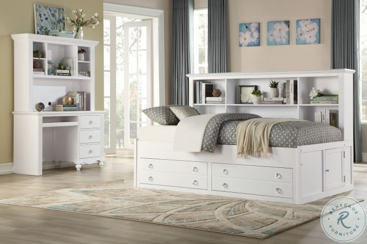 Meghan White Youth Lounge Storage Bedroom Set From Homelegance Coleman Furniture
