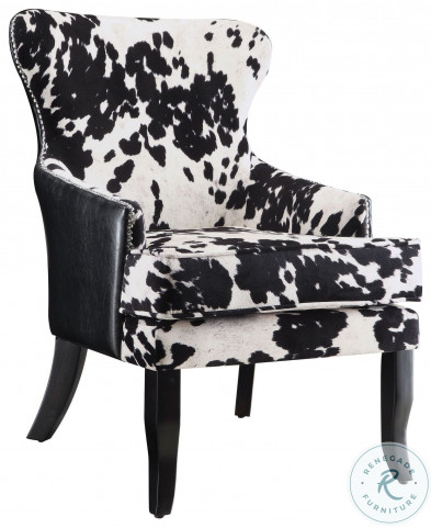 Cow pattern chair sales