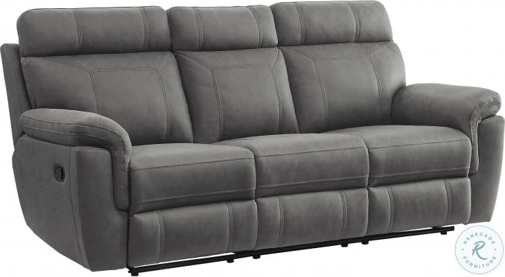 Dual reclining sofa with cup holders sale