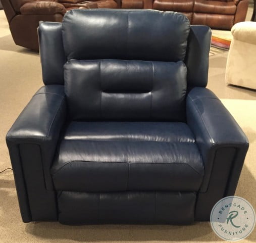 Excel Regatta Leather Reclining Chair And A Half