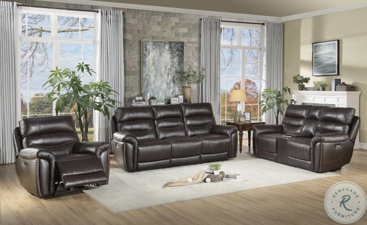 Phelps leather power reclining sofa deals
