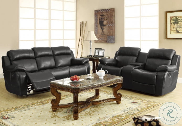 Marille Black Double Reclining Living