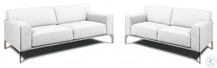 Alessia White Leather Sofa From Bellini Modern Living Coleman Furniture Alessia White Leather Sofa From Bellini, Alessia Leather Sofa