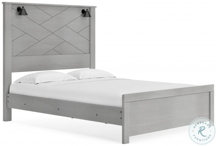 Cottonburg Light Grey Panel Bedroom Set