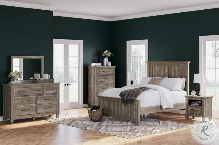 Yarbeck Sand Panel Bedroom Set from Ashley Furniture Coleman