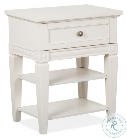 Willowbrook Egg S White Open Nightstand From Magnussen Home Coleman Furniture Willowbrook Egg S White Open, Coleman Furniture Company