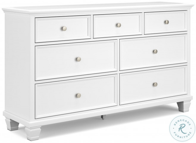 Fortman White Dresser From Ashley Furniture Coleman Furniture
