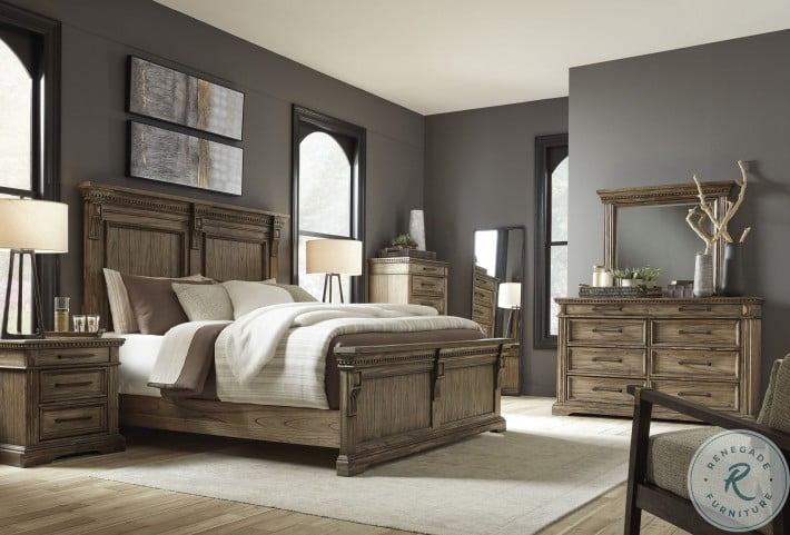 Ashley furniture ashley trinell hot sale brown panel bedroom set