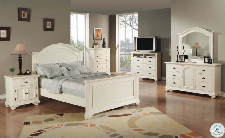 Addison White Dresser With Mirror HomeGalleryStores BP700DRMR