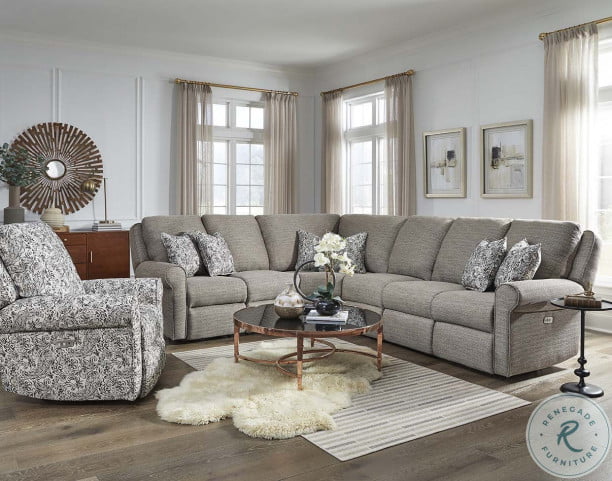Oversized sectional outlet with recliner