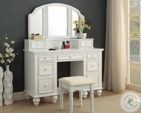 Barclay vanity set with stool and mirror sales