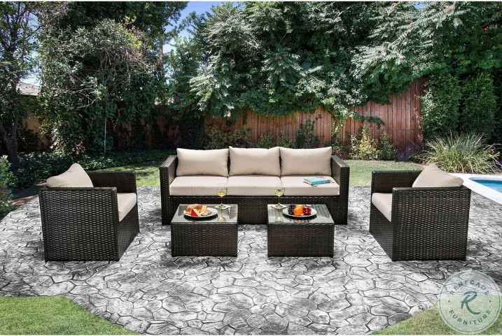 Jakarta wooden patio set 5pc shop