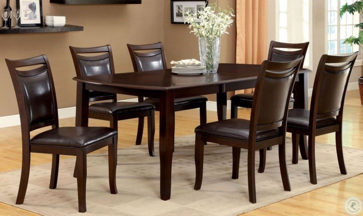 Woodside Dark Cherry Rectangular Extendable Leg Dining Room Set |  HomeGalleryStores.com | CM3024T
