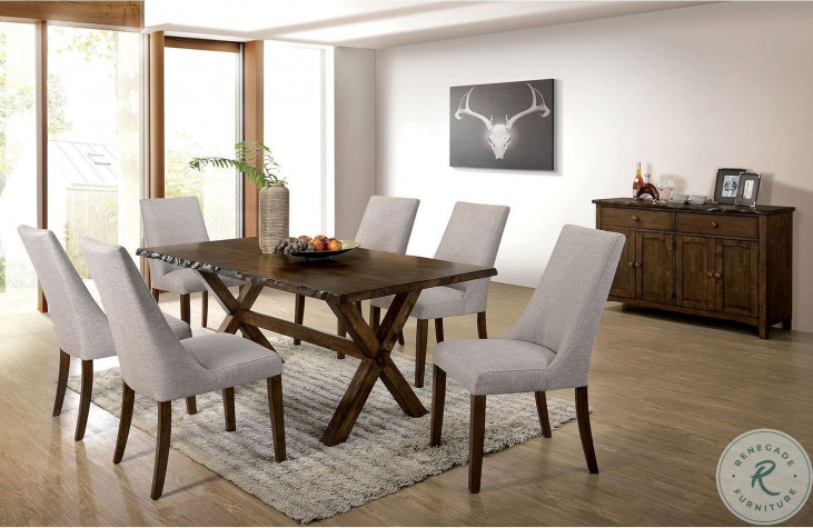 Woodworth Distressed Wood Dining Table HomeGalleryStores