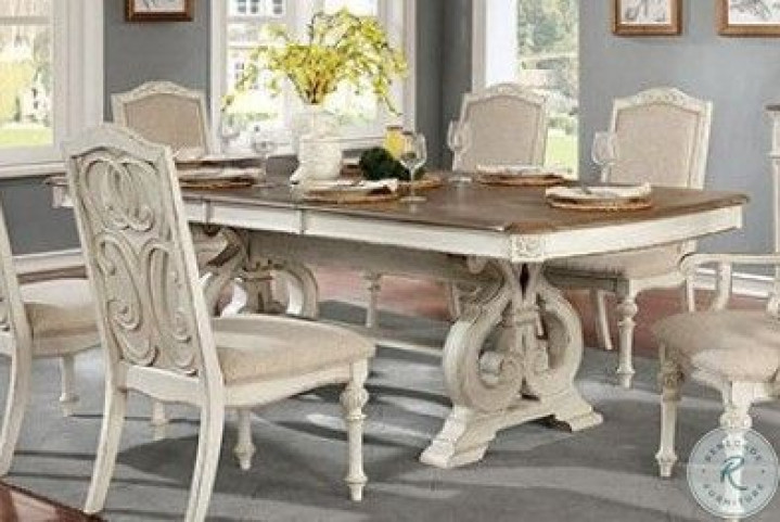 Antique white cheap kitchen table