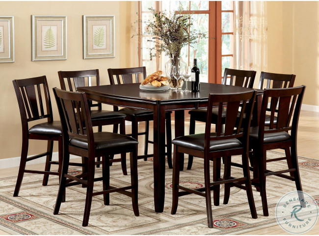 Expandable counter height dining table top