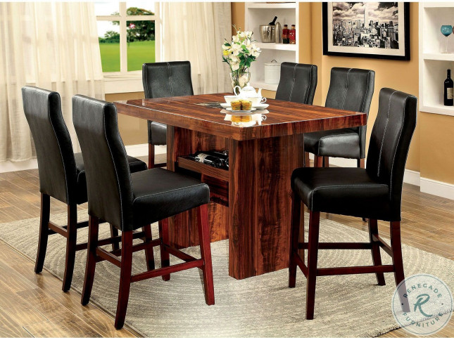 Cherry counter height dining set hotsell