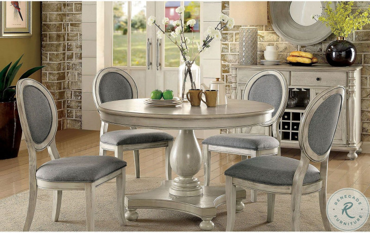 Furniture of america sutton store antique white counter height table