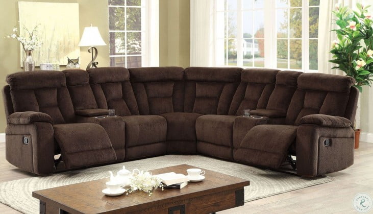 Maybell Brown Reclining Sectional
