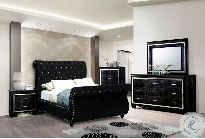 Noella clearance sleigh bed