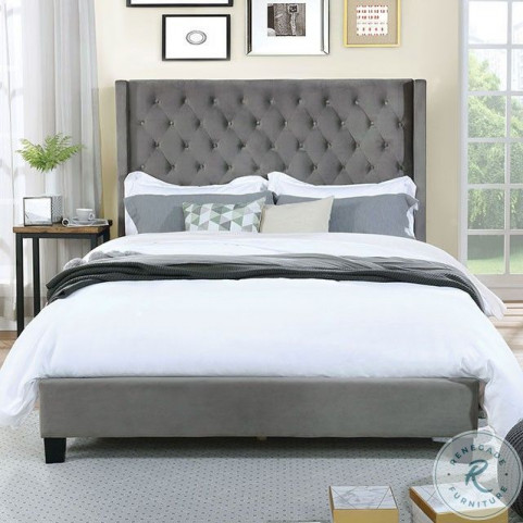 Rotterdam upholstered store platform bed