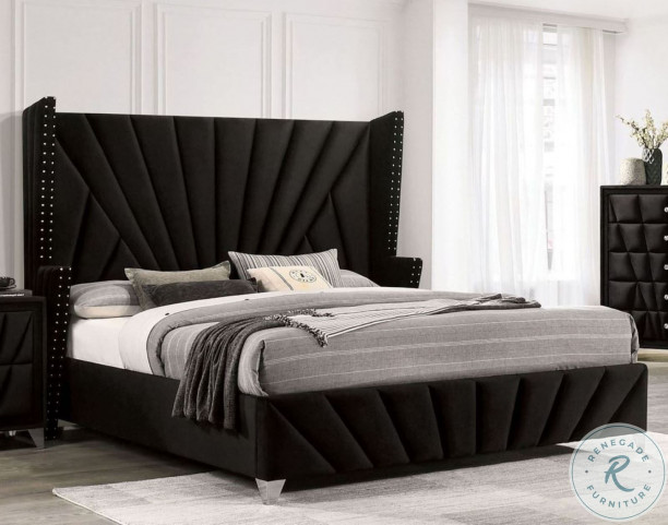 Allie shop wingback bed