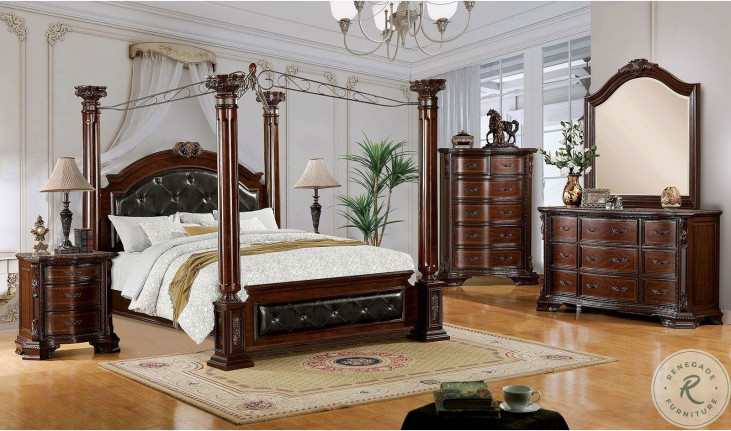 Cherry wood poster hot sale bed