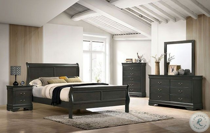 Noella store sleigh bed