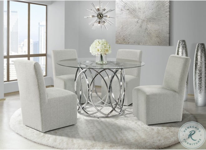 Cade linen upholstered dining chair shop