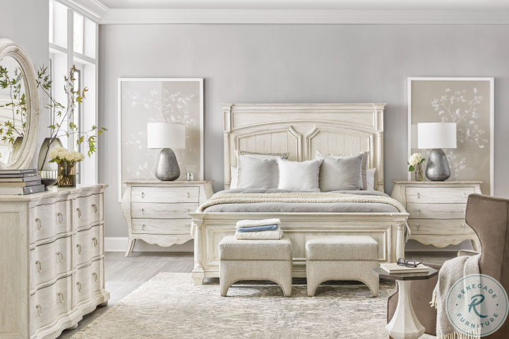 Traditions Soft White Panel Bedroom Set from Hooker Home Gallery