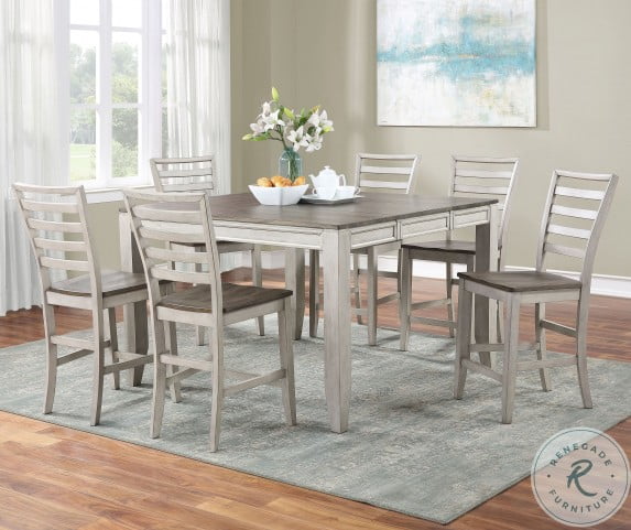 Counter height dining set hot sale with butterfly leaf