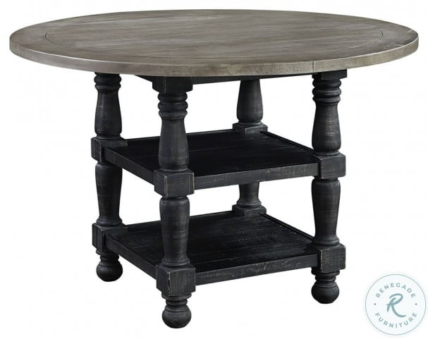 Black round counter height dining table new arrivals